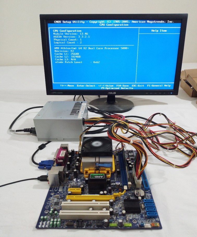 Foxconn a6vmx amd çift çekirdek anakart - Görsel 5