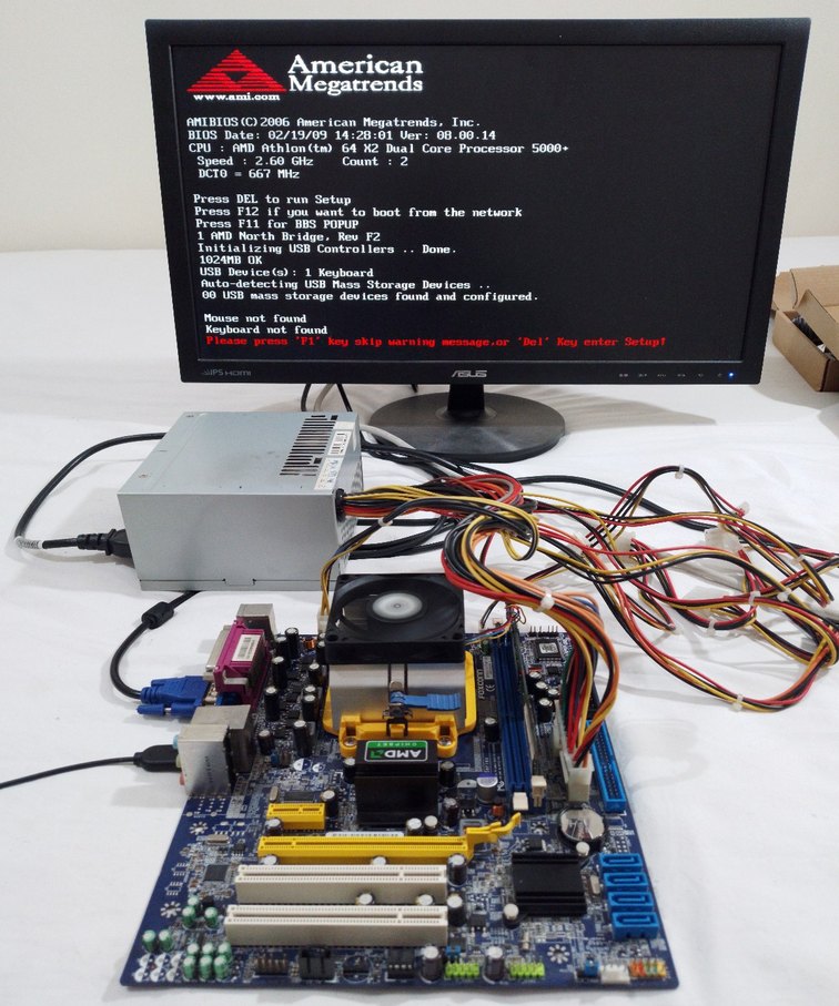 Foxconn a6vmx amd çift çekirdek anakart - Görsel 4