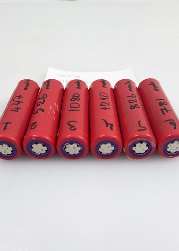 Sanyo UR18650A Power Bank Pili 6'lı - Görsel 2