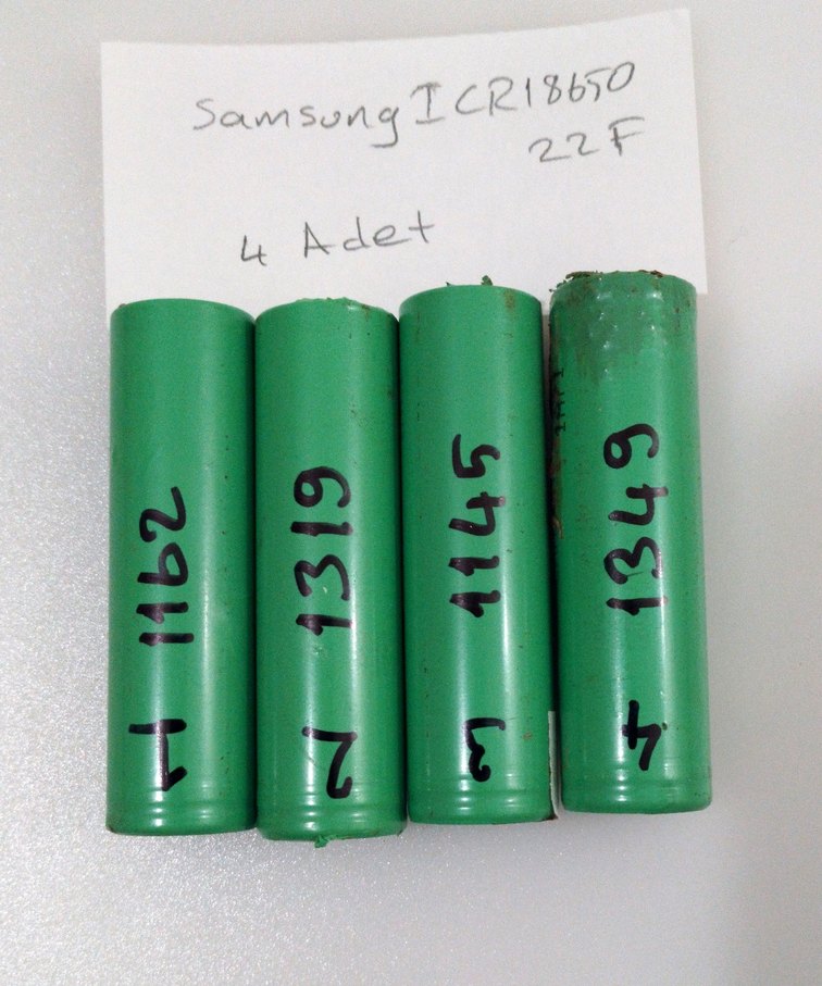 SAMSUNG ICR18650-22F/ 4 Adet - Görsel 2
