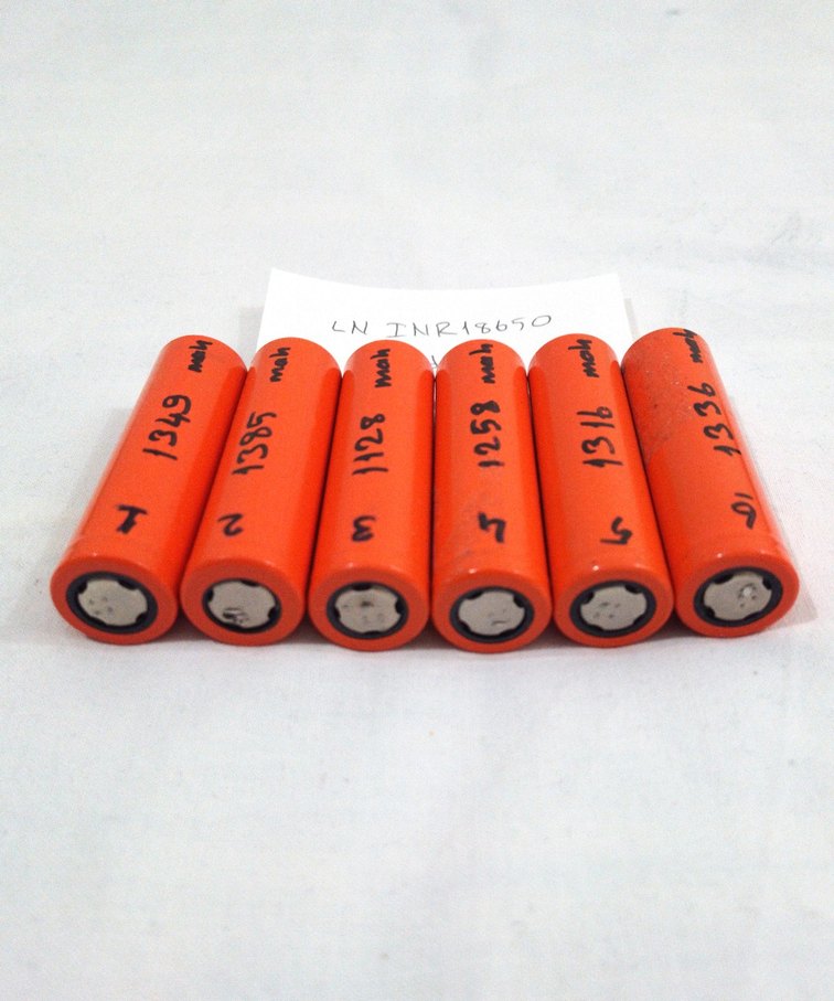 6 Adet LN INR18650 Pil 6644 mAh - Görsel 2