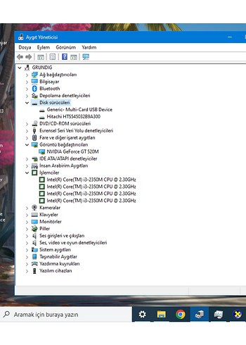 LAPTOP/GRUNDIG/ Windows 10/Kullanıma Hazır - Görsel 3