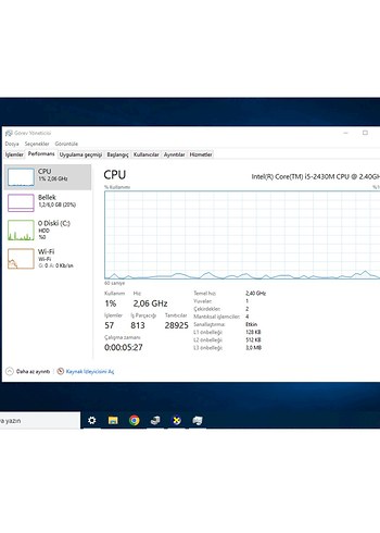 LAPTOP/TOSHIBA L735/Win 10/Kullanıma Hazır - Görsel 11