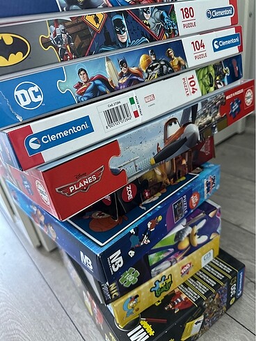  Beden Puzzle ve çeşitli kutu oyunları