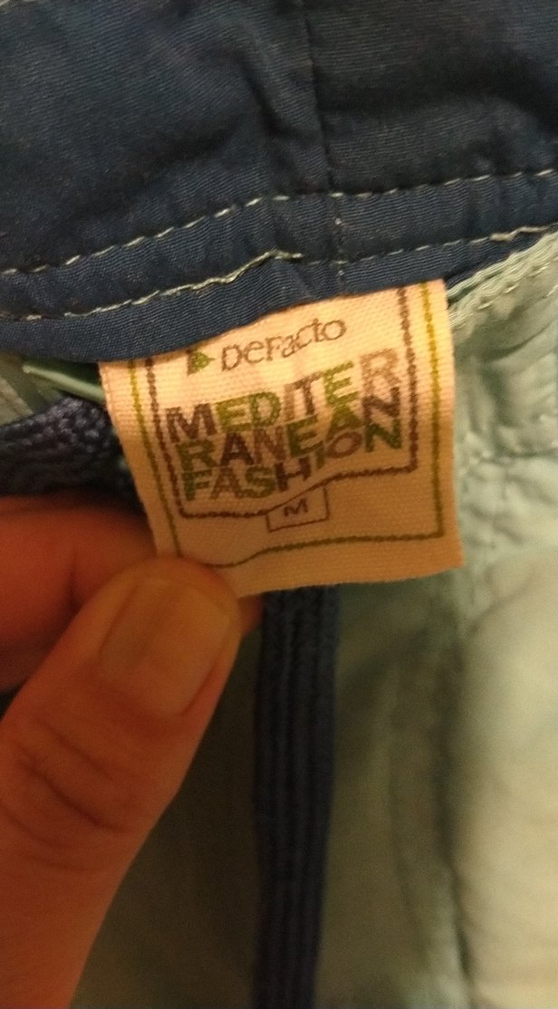 Erkek Mavi Mini Kemerli Deniz Şortu - Görsel 4