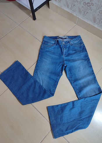LC Waikiki Mavi Çocuk İspanyol Kot Pantolon