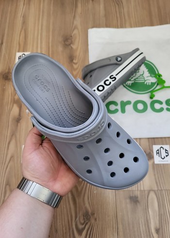 Crocs Gri Crocs Erkek Terlik Bantlı
