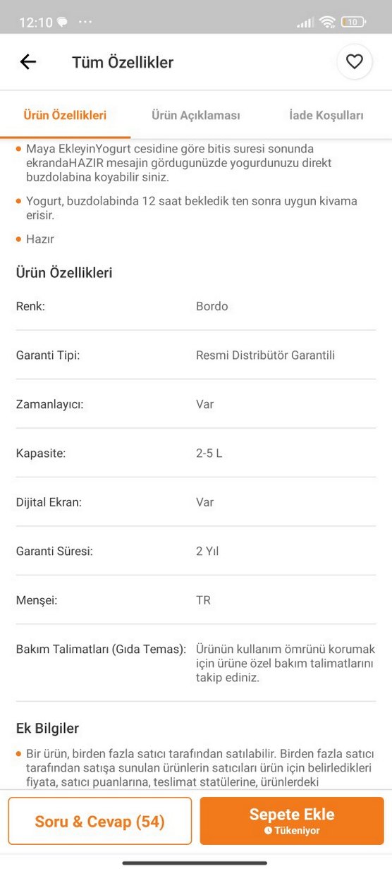 Beko yoğurt makinası - Görsel 5