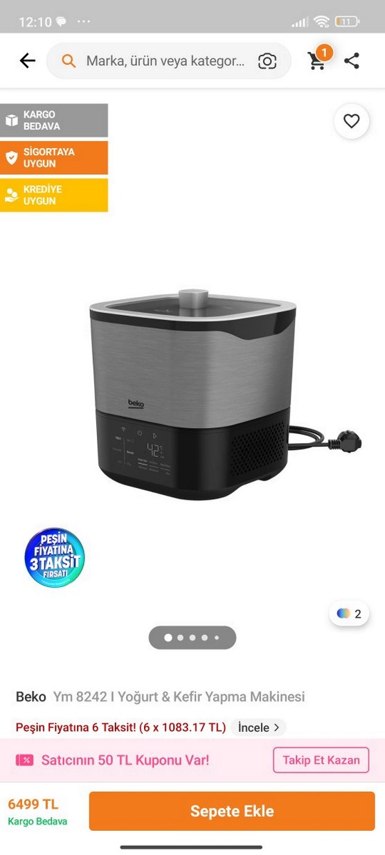 Beko yoğurt makinası - Görsel 3