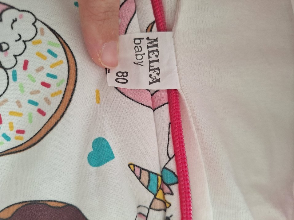 Renkli Baskılı Bebek Uyku Tulumu - Görsel 2