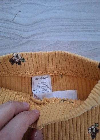 Kız bebek Sarı Tayt - Görsel 3