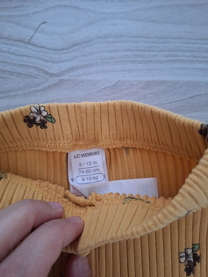 Kız bebek Sarı Tayt - Görsel 3