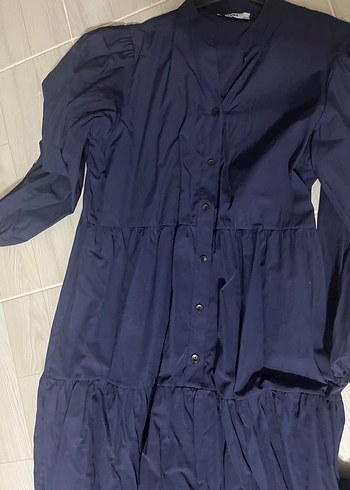 44 Beden Lacivert elbise 42 44 beden