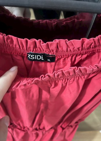 Kırmızı Bohem Midi Elbise - Görsel 2