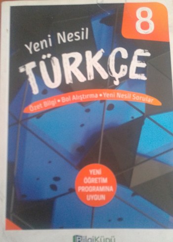 8. Sınıf Yeni Nesil Türkçe Sınav Hazırlık Kitabı