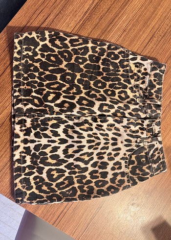 Pull anc Bear Leopar Desenli S Beden etek