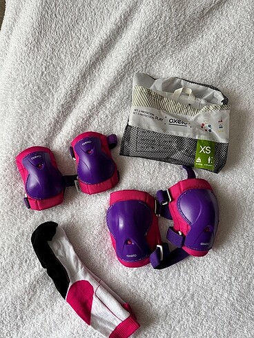 Beden Renk Decathlon Oxelo paten ve koruma seti