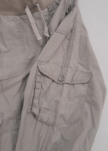 Kız çocuk Bej  renkte kapri - Görsel 4