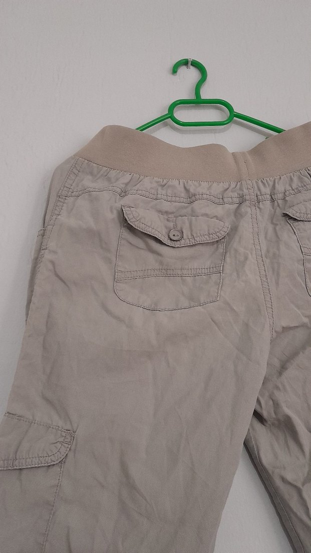 Kız çocuk Bej  renkte kapri - Görsel 5