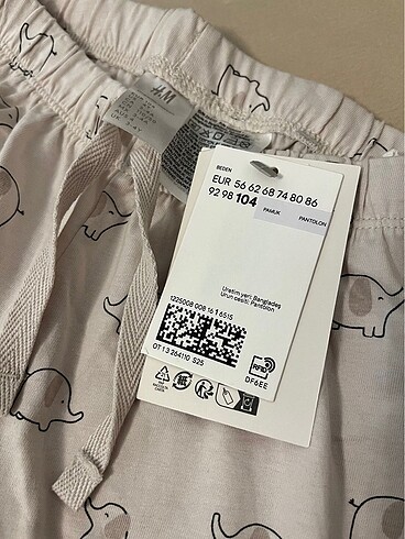 4 Yaş Beden H&M 3-4 yaş pijama altı
