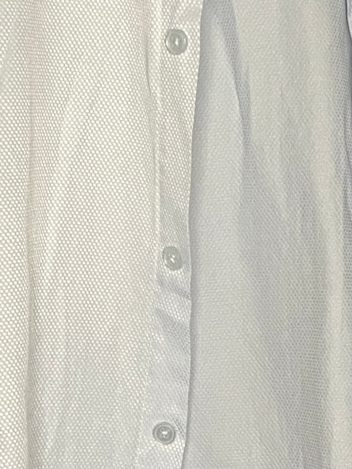 Uzun Kollu Beyaz Keten Erkek Gömlek - Görsel 4
