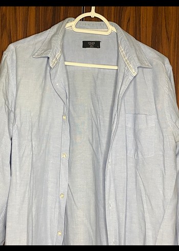 COLİNS Keten Gömlek Uzun Kollu - Görsel 2