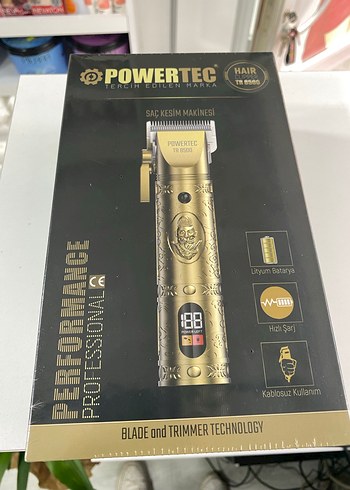 Powertec Altın Renk Tıraş Makinesi - Görsel 2