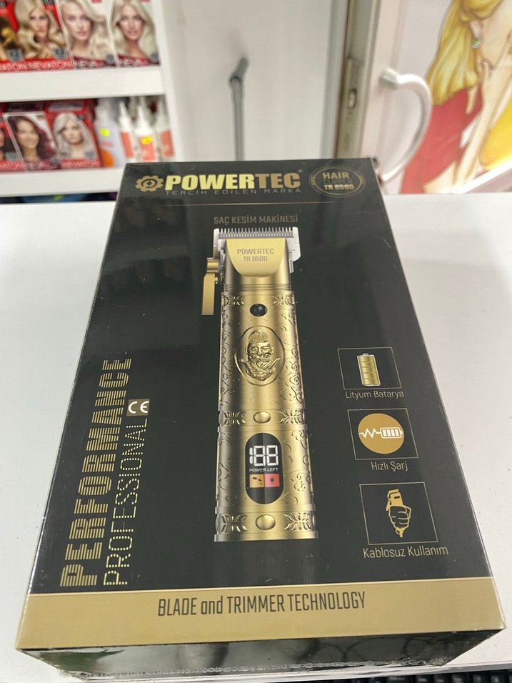 Powertec Altın Renk Tıraş Makinesi - Görsel 4