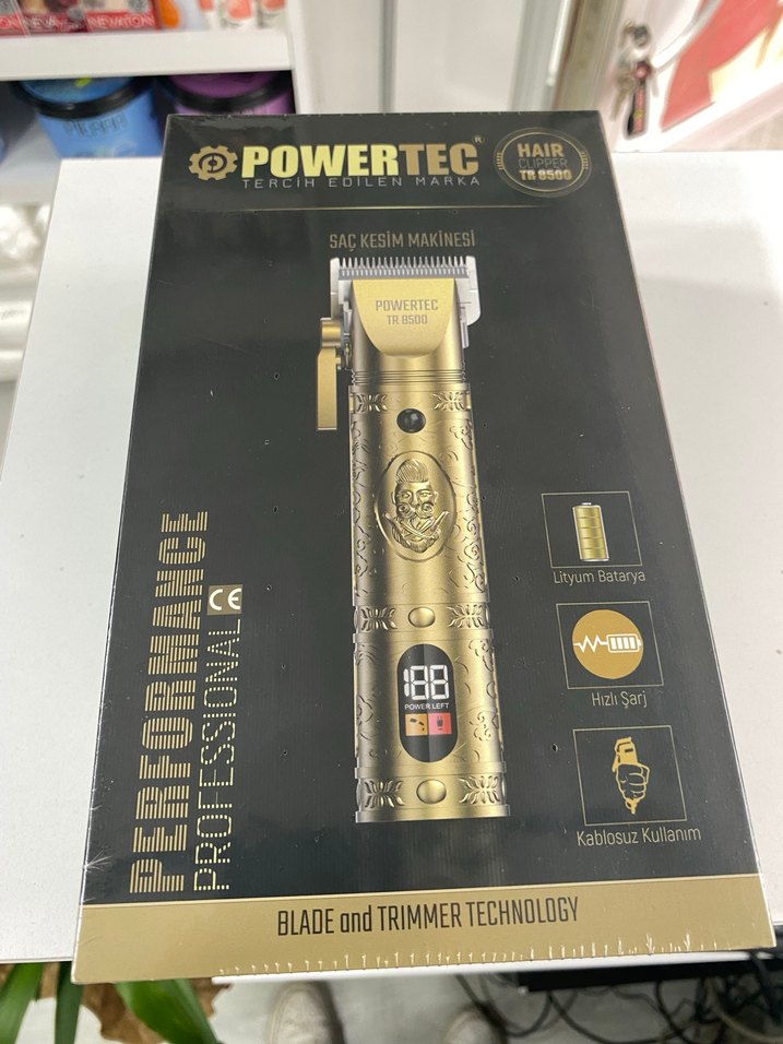 Powertec Altın Renk Tıraş Makinesi - Görsel 2