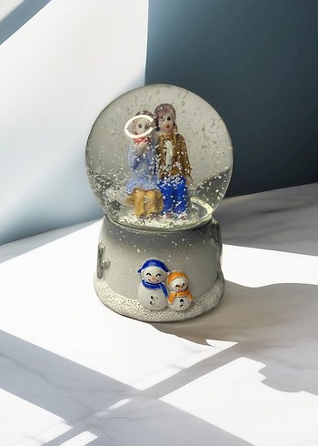 Sevgili Temalı Işıklı Kar Küresi - Görsel 3