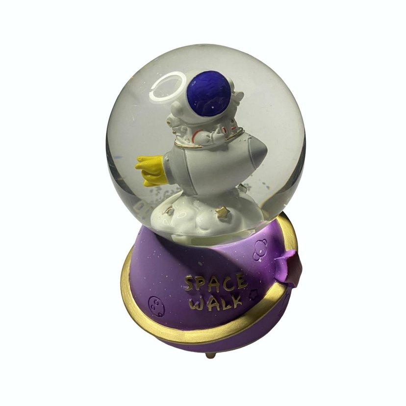 Space Walk Işıklı Kar Küresi - Görsel 3