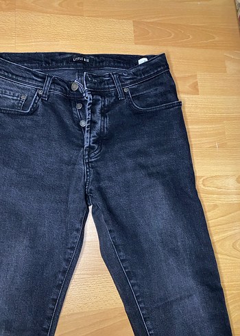 Erk Siyah Denim Regular Fit Jean - Görsel 3