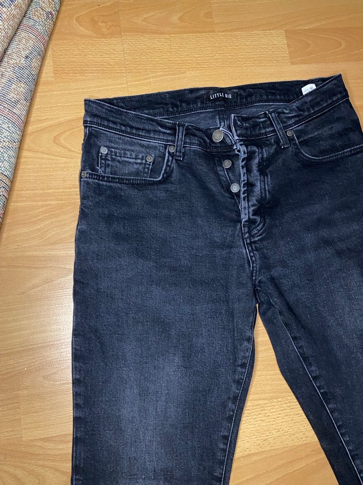 Erk Siyah Denim Regular Fit Jean - Görsel 2