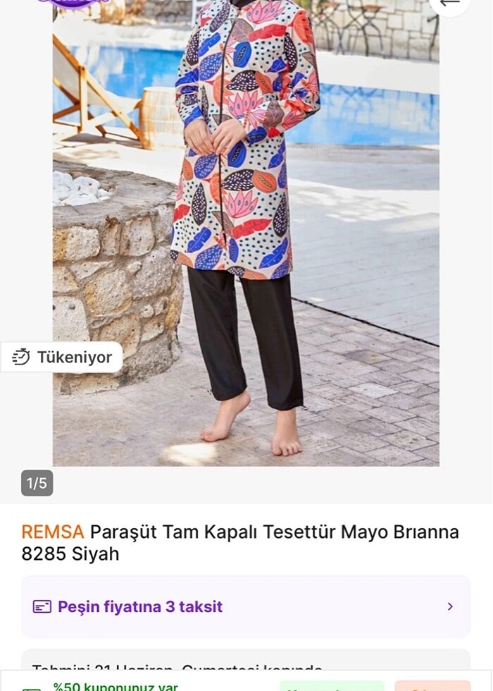 Haşema takımı paraşüt kumaş - Görsel 5