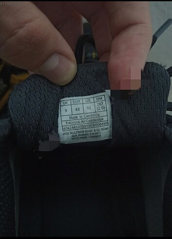 JACK WOLFSKİN VOJO 3 TEXAPORE ACİL SATILIK  - Görsel 3