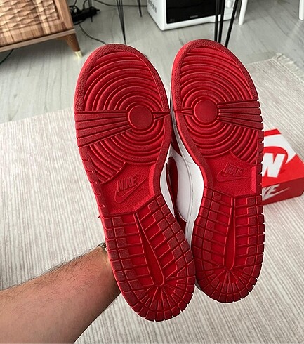 tek ebat Beden kırmızı Renk Nike Dunk Low SP University Red