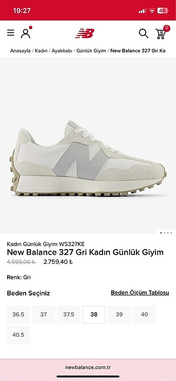 New Balance New balance 327 kadın ayakkabı