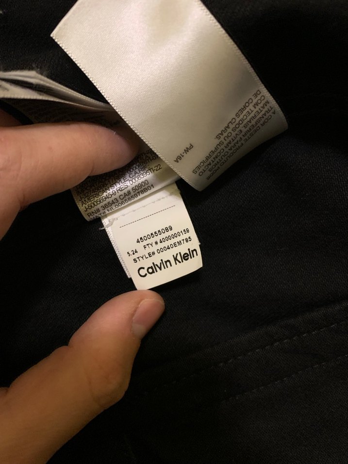 Calvin Klein erkek kot ceket - Görsel 4