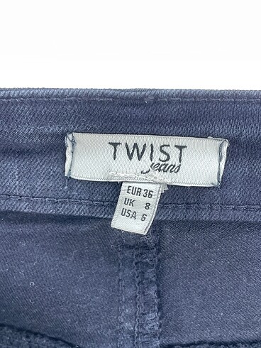 36 Beden lacivert Renk Twist Jean / Kot %70 İndirimli.