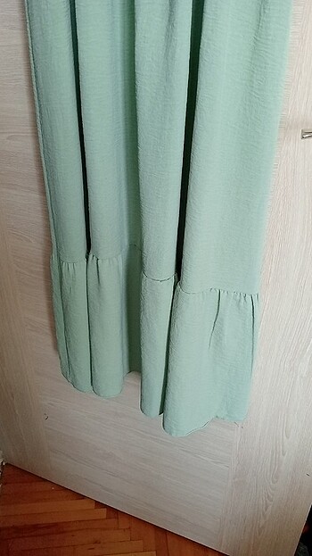 xl Beden yeşil Renk Yazlık elbise