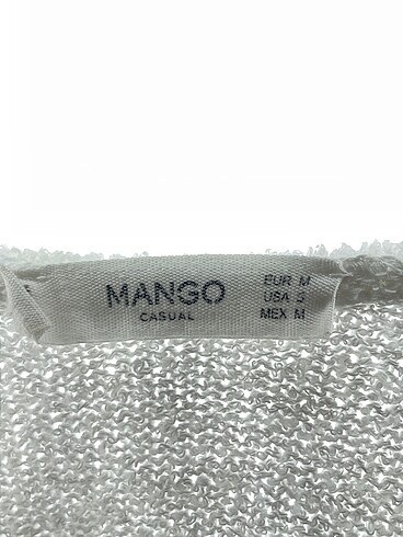 m Beden beyaz Renk Mango Bluz %70 İndirimli.