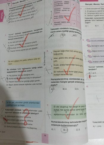 7. Sınıf Tüm Dersler Soru Bankası - Görsel 4