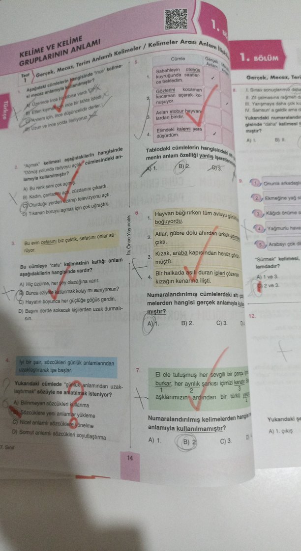 7. Sınıf Tüm Dersler Soru Bankası - Görsel 4