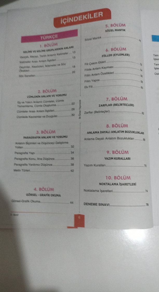 7. Sınıf Tüm Dersler Soru Bankası - Görsel 2