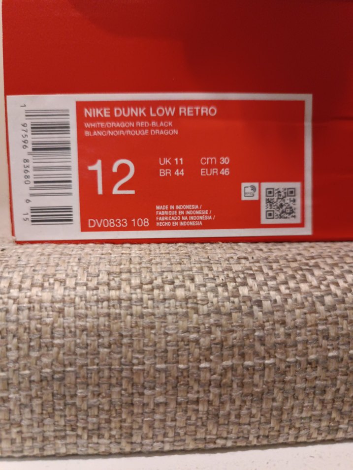 Kırmızı Baskılı Bağcıklı erkek spor ayakkabı orjinal 46 numara - Görsel 2