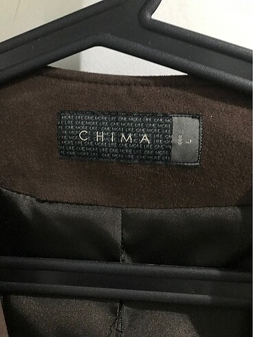 l Beden Chima süet görünümlü ceket