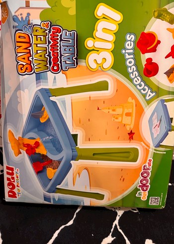 Beyaz Unicorn Sallanan At Oyuncak ve Aktıve masası  DOLU OYUNCAK - Görsel 5