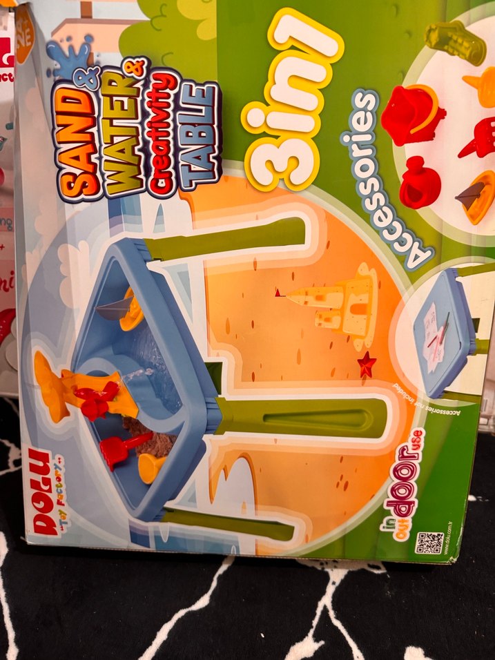 Beyaz Unicorn Sallanan At Oyuncak ve Aktıve masası  DOLU OYUNCAK - Görsel 5