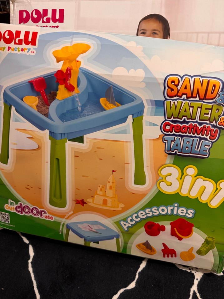 Beyaz Unicorn Sallanan At Oyuncak ve Aktıve masası  DOLU OYUNCAK - Görsel 4