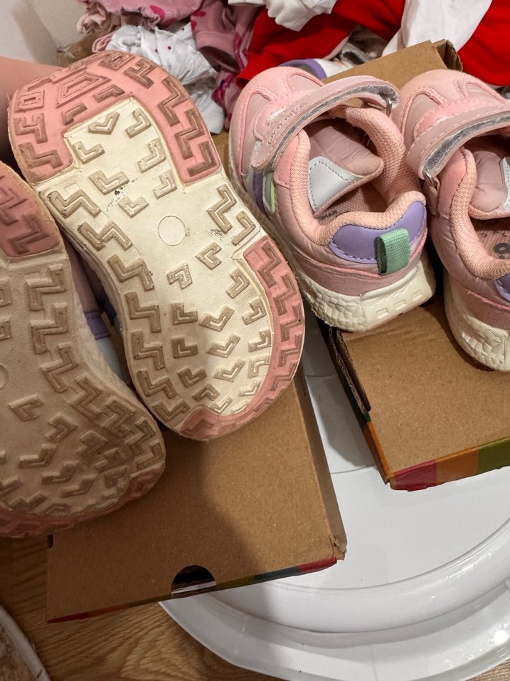 Vicco 22 Kız Çocuk Pembe Cırtlı Spor Ayakkabı - Görsel 5